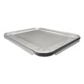 Durable Packaging Aluminum Steam Table Lids for Heavy-Duty Half Size Pan, PK100 8200-100